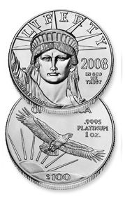 Picture of American Platinum Eagles 1/2 Troy oz