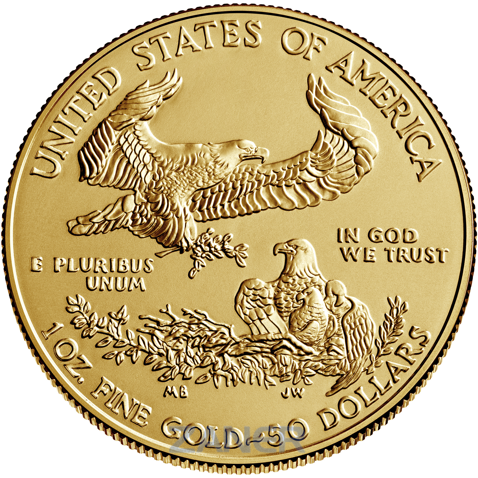 American Gold Eagle 1 oz Reverse Type 1 (Random Dates) WM