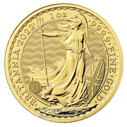 UK Gold Britannia One Ounce Bullion Coin Random Date Reverse